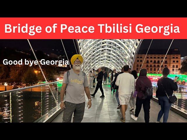 Tbilisi Freedom Square and Bridge of Peace I Kutaisi-Tbilisi train journey @harjit29464