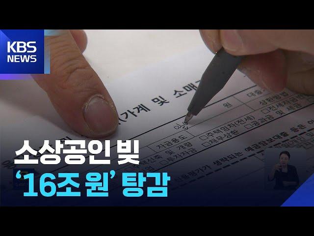 7년 밀린 16조 원 없앤다…소상공인 빚 탕감 어떻게 / KBS  2025.06.20.