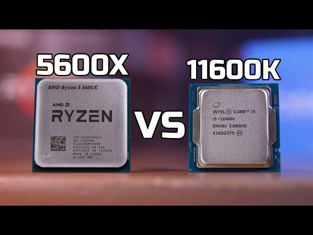 i5 11600K vs Ryzen 5600X - Streaming, Gaming, Editing - TechteamGB