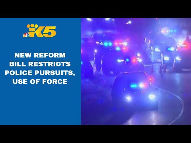 New reform bill restricts police pursuits, use of force