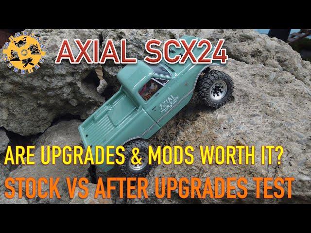 1/24 Scale Axial SCX24 | Are Upgrades and Mods Worth It? Before vs. After Upgrades Comparison