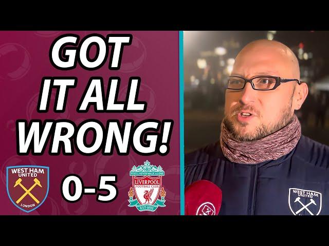 "Lopetegui Got everything wrong! (Big Dave) West Ham  0-5 Liverpool