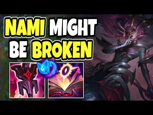 Challenger support shows you how BROKEN nami can be  - 14.17 League of legends - support commentary