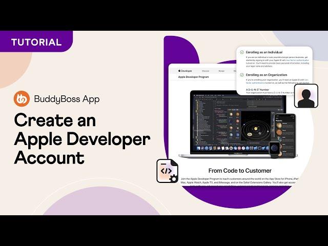 Creating your Apple Developer Account