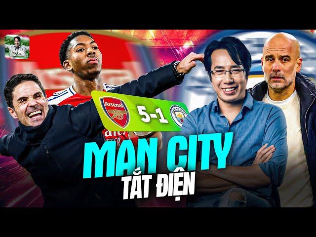 ARSENAL 5 - 1 MAN CITY: PEP CHỊU THUA ARTETA, ARSENAL THĂNG HOA CẢM XÚC | NHÀ BÁO ANH NGỌC 3/2AN