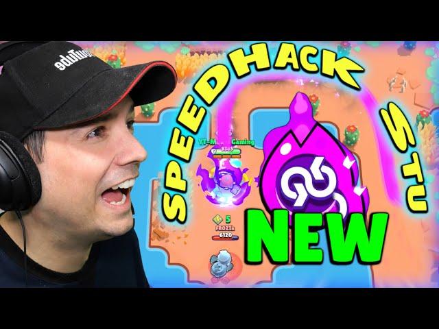 STU New Hypercharge be like Speedhacking - Brawl Stars