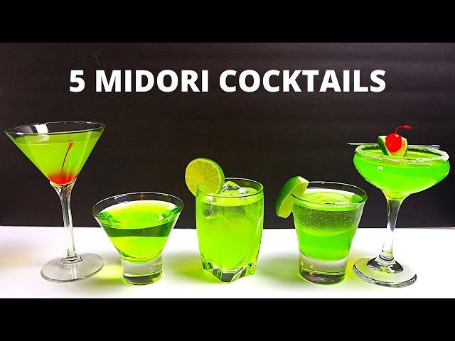 Midori Cocktails | 5 Midori Recipes Part 1