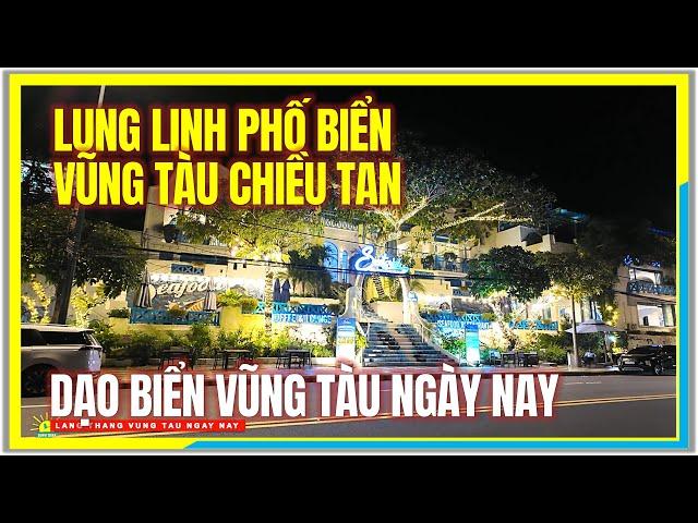 Vũng Tàu LUNG LINH PHỐ BIỂN | DẠO BIỂN VŨNG TÀU CHIỀU TAN | Bãi Trước và Bãi Sau Vũng Tàu Ngày Nay