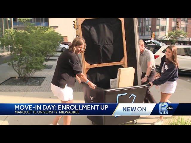 Marquette University moves in largest first-year class since 2018