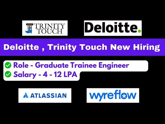 Deloitte Hiring 2024 | 2025 batch hiring off campus | OFF Campus Drive for 2024 Batch | hire me plz