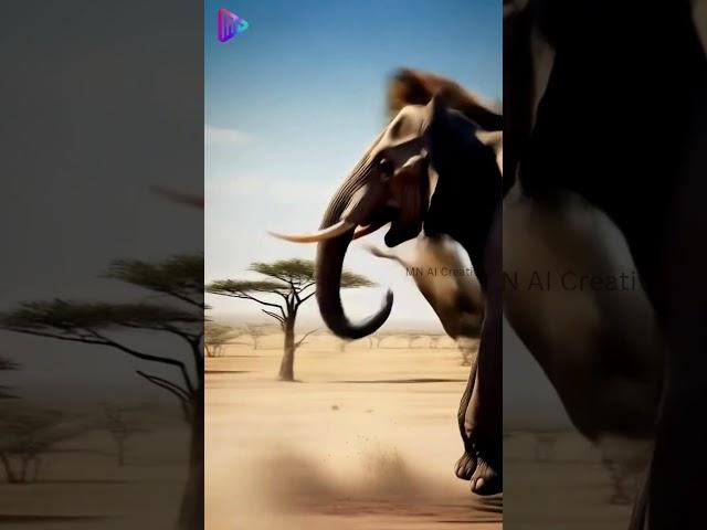 "Lion vs Elephant: Epic Battle for Survival in the Wild!" | #LionVsElephant #WildlifeBattle