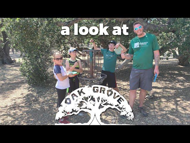 a look at Oak Grove - the FIRST basketed disc golf course