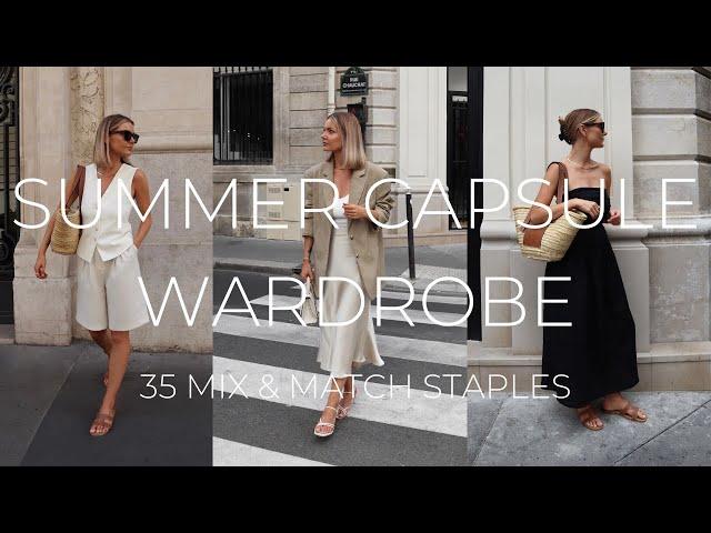 SUMMER CAPSULE WARDROBE 2022 | 35 PIECES | MEJURI JEWELLERY COLLECTION | AD