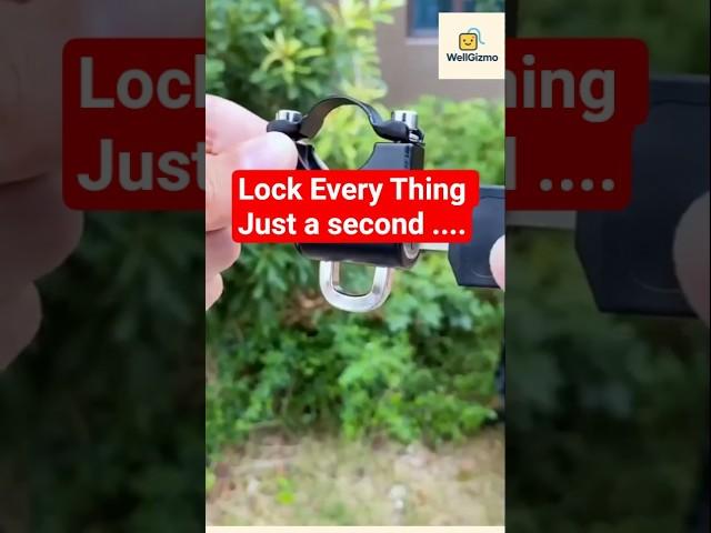 Best Motorcycle Lock for Quick & Secure Protection! ️ #Shorts