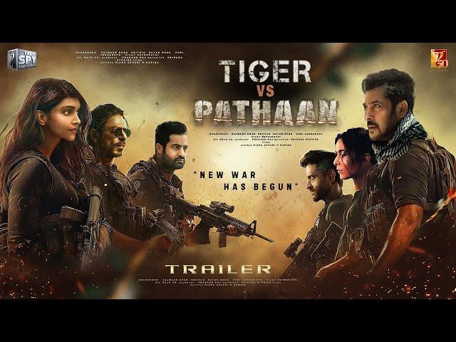 TIGER vs PATHAAN - Trailer | Salman Khan | Shah Rukh Khan | Hrithik Roshan, Deepika Padukone, Jr NTR