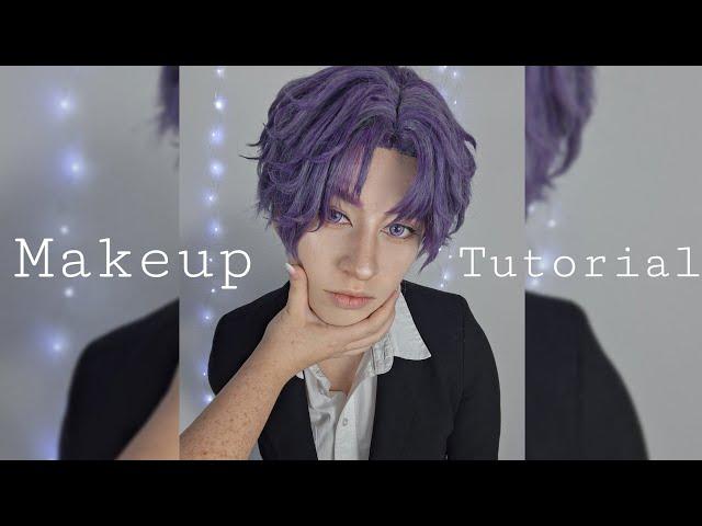 [Love and Deepspace] Rafayel Cosplay Makeup Tutorial (by Luxxinferni)