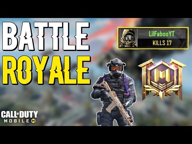 17 KILLS in SOLO BATTLE ROYALE in CALL OF DUTY MOBILE | SEASON 3