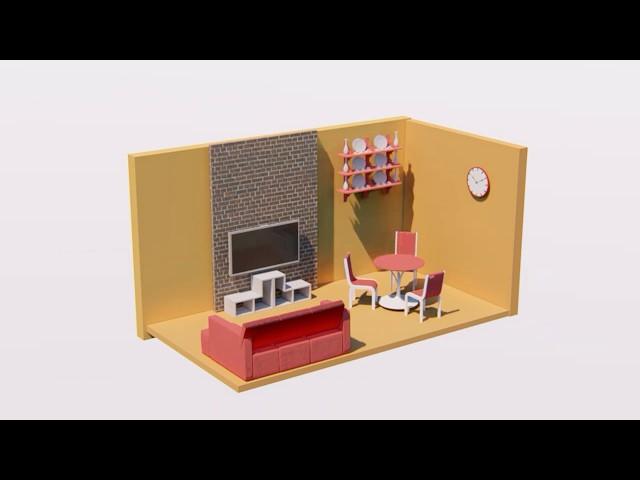 Анимационный рекламный ролик на сайт. 3D Анимация.