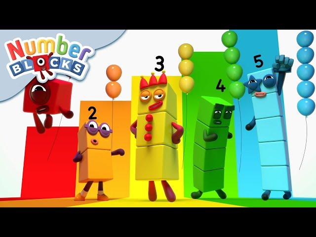 @Numberblocks - Numbers 1 to 5! | Learn to Count