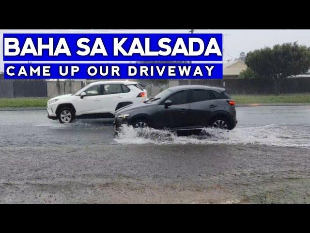 FLOODING UP OUR DRIVEWAY/ SUNSHINE COAST/ LYN STEVE LIFESTYLE