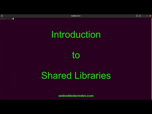 Creating and Linking Shared Libraries on Linux with gcc