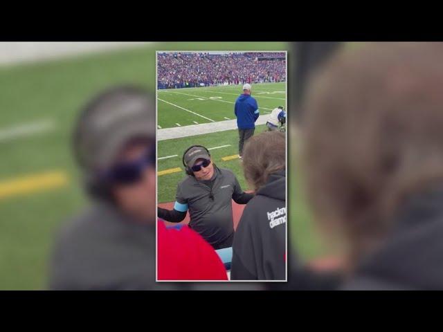 Buffalo Bills security asks fan to cover Trump shirt after the team quietly changes prohibited items