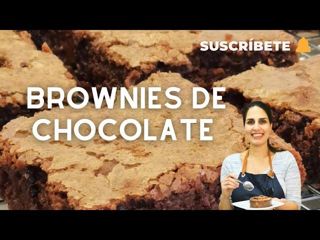 ¡BROWNIES DE CHOCOLATE! Super receta, y fáciles! - Sandra Jarufe Pastelería