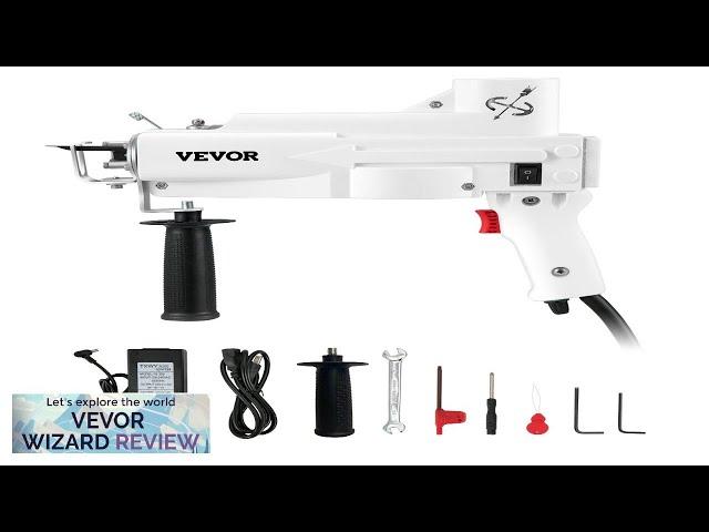 VEVOR Tufting Gun Cut Pile Electric Carpet Weaving Flocking Machine Rug Machines Review