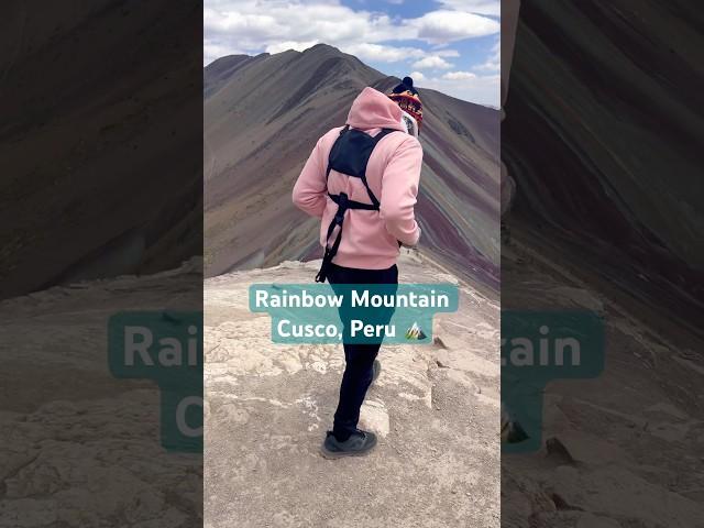 Rainbow mountain #Peru  #music  #hike  #travel #bodyworkout #mountain #rainbowmountain #cusco