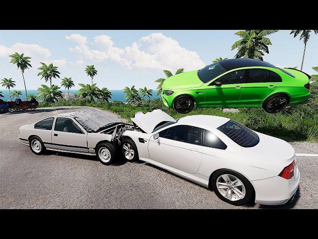 Loss of Control Car Crashes - Traffic Accident - BeamNG Drive