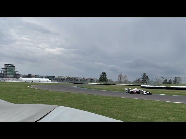 2 4L Chevy IndyCar Engine Test Trackside