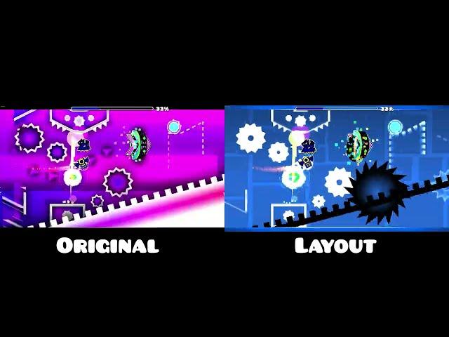 "Zettabyte" Original vs Layout | Geometry Dash Comparison