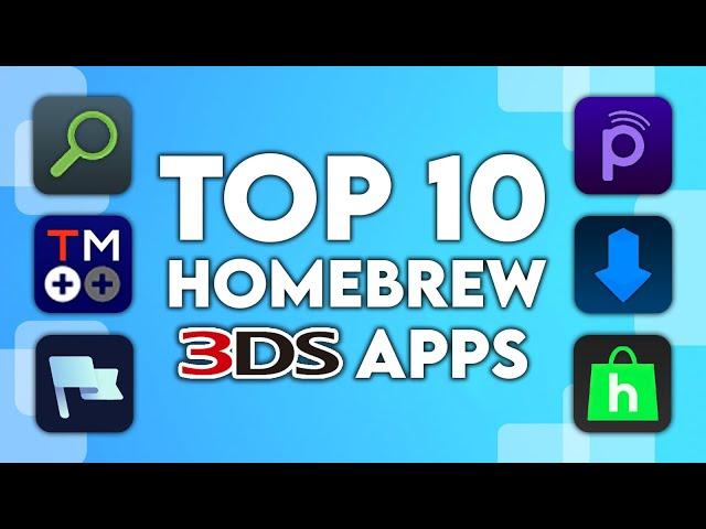 Top 10 Essential 3DS Homebrew Apps! | Full Guide!