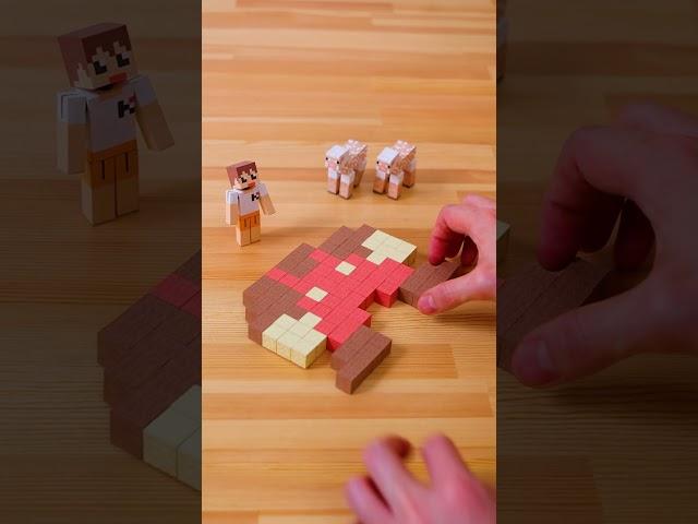 SuperMario Block Art / Magnetic Papercraft #shorts