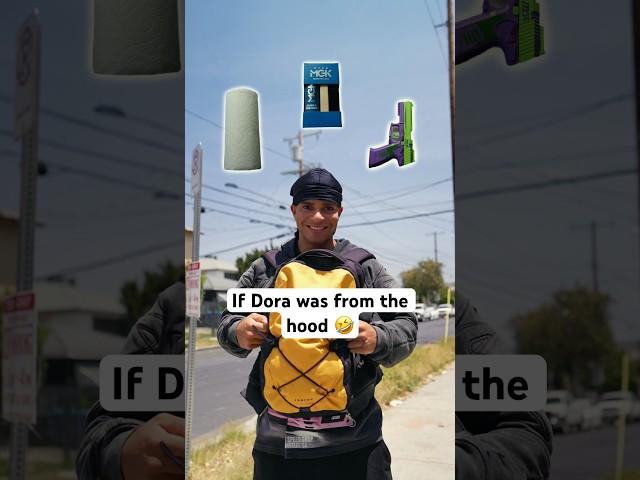 If Dora was from the hood‼️ #comedyshorts #dora #sketchcomedy