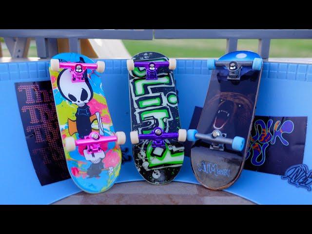 Finger Skateboard Mini Skatepark | Cool Skate Tricks | Sick Skateboards