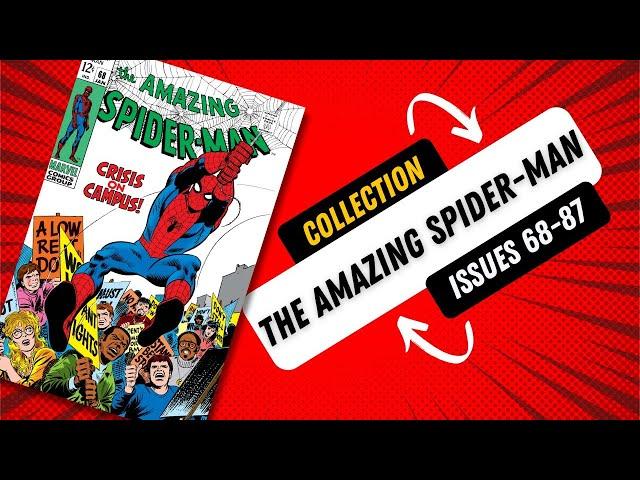 My Amazing Spider-Man comic collection issues 68 through 87