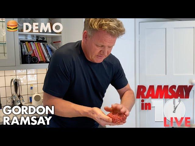 Can Gordon Ramsay Cook a Burger in 10 Minutes for a Front-Line Workers Charity? | Ramsay In 10