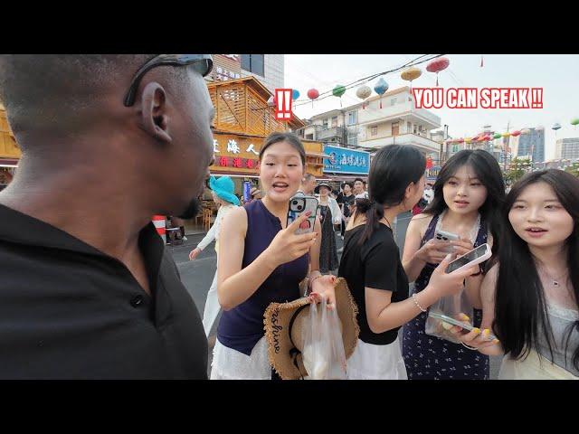 Chinese Locals Got CRAZY Hearing Black Guy Speaking Fluent Chinese