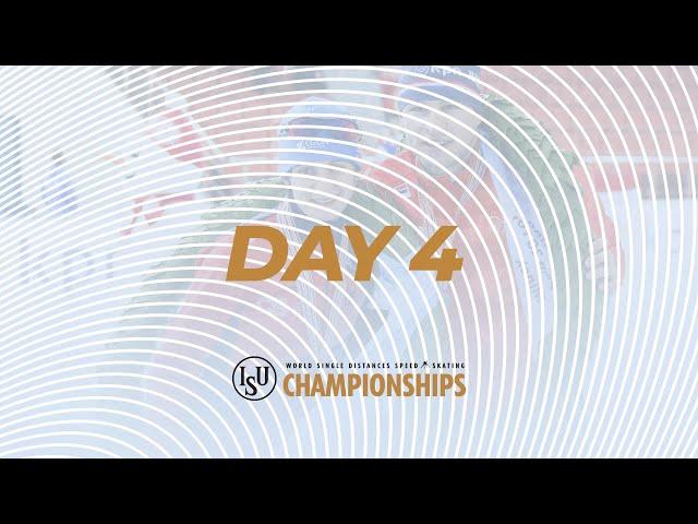 Day 4 | 2019 ISU World Single Distances Speed Skating Championships Inzell GER | #WorldSpeed