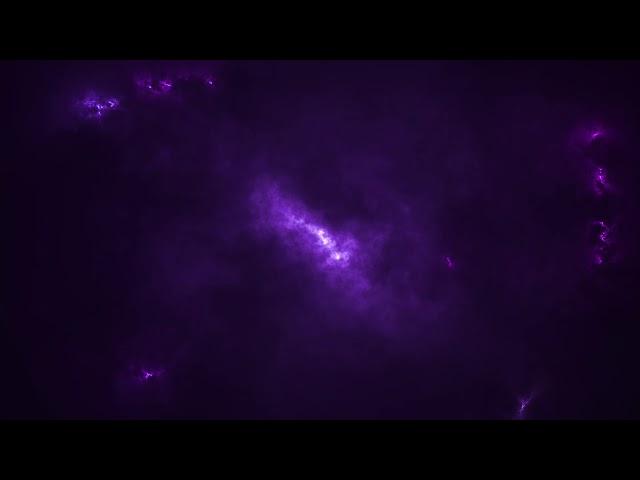 Purple Thunder and Lightning Background