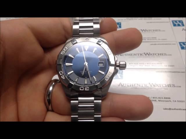 How to Use Any TAG Heuer Aquaracer Quartz Date Men's or Women's Watch by AuthenticWatches.com