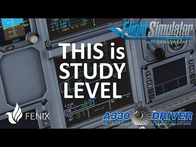 THIS is STUDY LEVEL - A SUPERB example of the FENIX A320 of what study level simulation really means