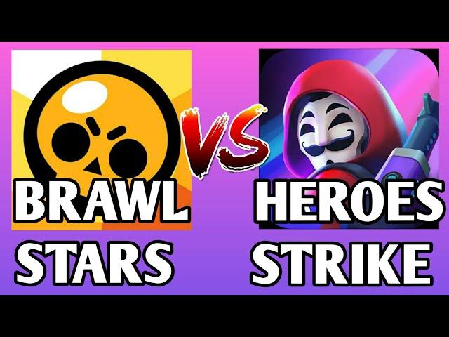 Brawl Stars Vs Heroes Strike| Brawlers| Hero|Skill| Gameplay HD| Game Review