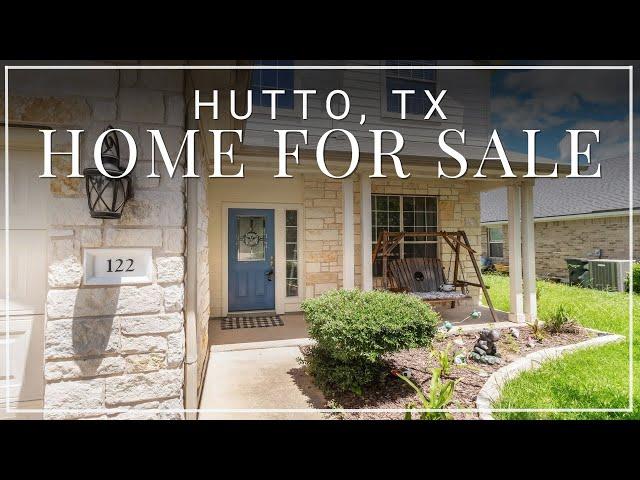 Hutto, TX Home for Sale! 4BR Open Plan w/Patio and Versatility | 122 Gainer Dr. Hutto, TX