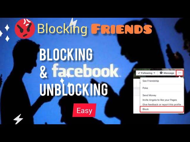 How to Block friends or people in Facebook 2019-2020 || unblock friends From Facebook 