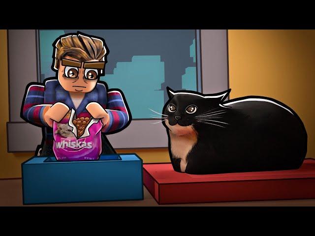 ROBLOX BUY FOOD TO FEED YOUR CAT (i got all the endings )