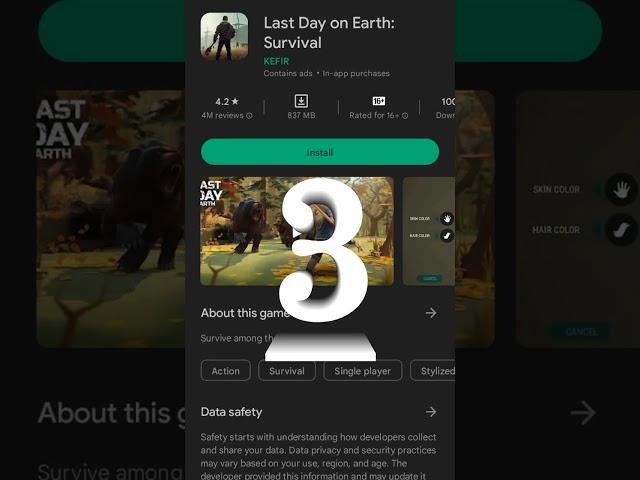 Top 5 Survival Games Offline #Shorts