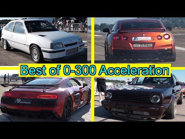 Best of 0-300 Acceleration Sleeper & Supercars RACE1000 compilation  22.09.2024