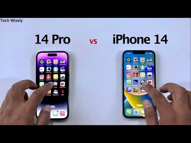 iPhone 14 Pro vs iPhone 14 - SPEED TEST